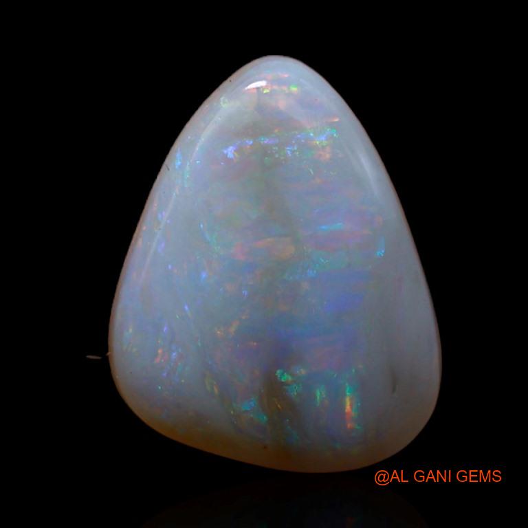 Natural Untreated Fire Opal Loose Gemstone Fancy Cabochon From Australia 4.30 Cts 13x10x4 mm A-335