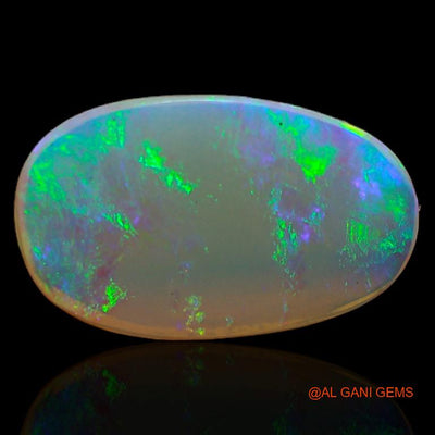 2.75 Cts Natural Australian Fire Opal Loose Gemstone Fancy Cabochon 14x9x3 mm A-336