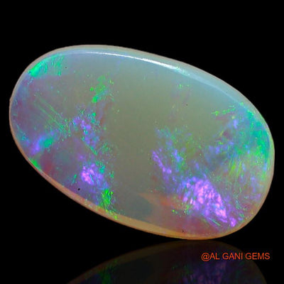 2.75 Cts Natural Australian Fire Opal Loose Gemstone Fancy Cabochon 14x9x3 mm A-336