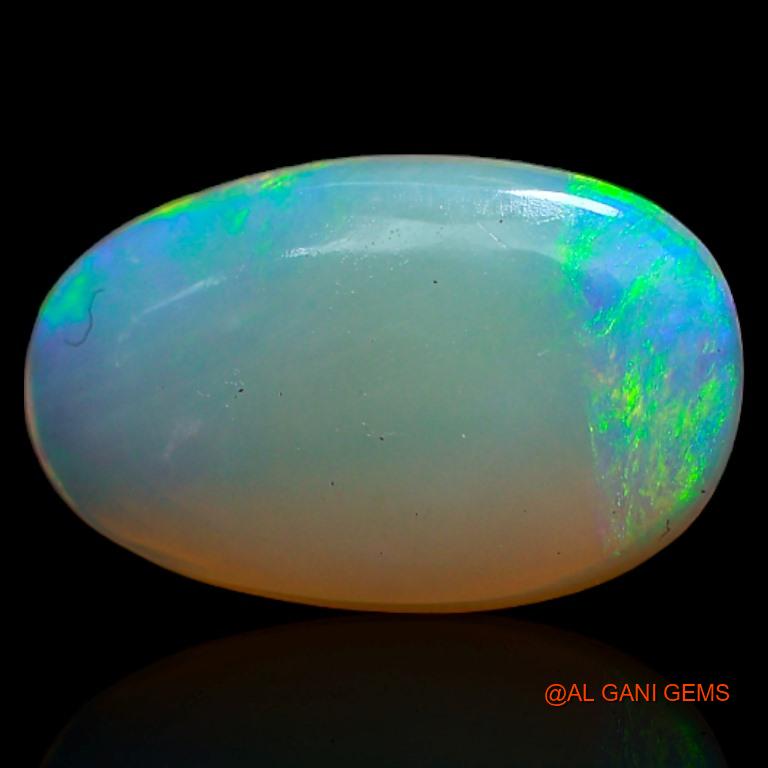 2.75 Cts Natural Australian Fire Opal Loose Gemstone Fancy Cabochon 14x9x3 mm A-336