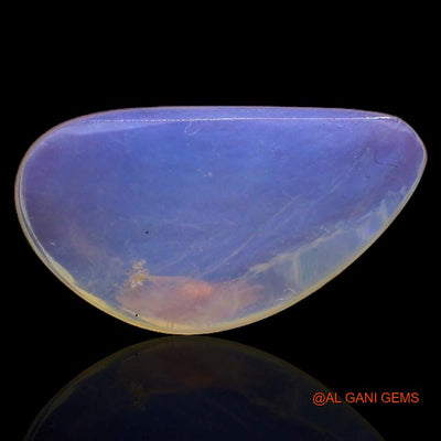 Natural Untreated Fire Opal Loose Gemstone Fancy Cabochon From Australia 2.95 Cts 16x8x3 mm A-337