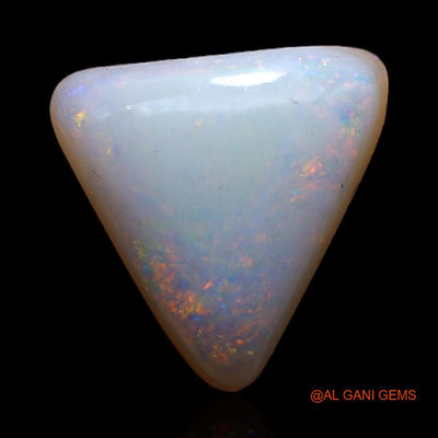 3.60 Cts Natural Australian Fire Opal Loose Gemstone Trillion Cabochon 12x11x4 mm A-338