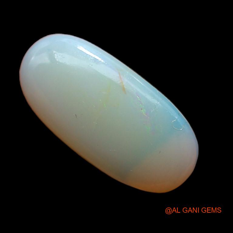 2.25 Cts Natural Australian Fire Opal Loose Gemstone Oval Cabochon 15x7x2 mm A-339