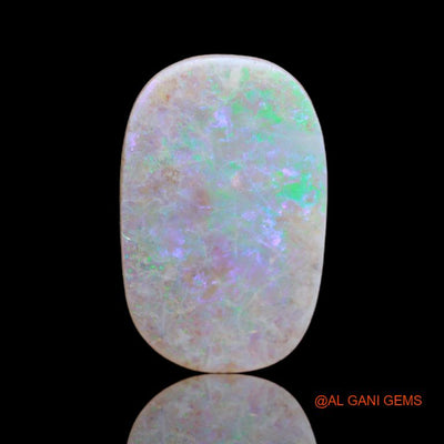 Natural Untreated Fire Opal Loose Gemstone Fancy Cabochon From Australia 12.40 Cts 22x14x4 mm A-33