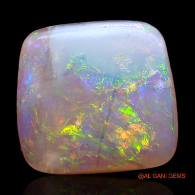 1.75 Cts Natural Australian Fire Opal Square Cabochon Loose Gemstone For Jewelry 10x9x1 mm A-340