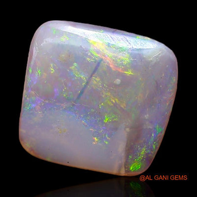 1.75 Cts Natural Australian Fire Opal Square Cabochon Loose Gemstone For Jewelry 10x9x1 mm A-340