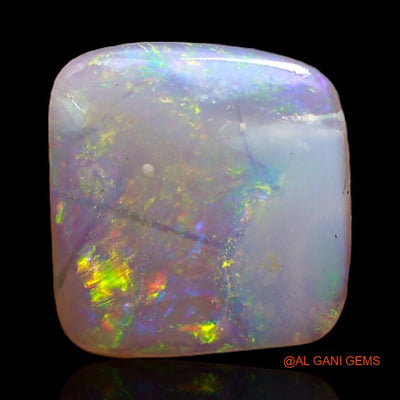 1.75 Cts Natural Australian Fire Opal Square Cabochon Loose Gemstone For Jewelry 10x9x1 mm A-340