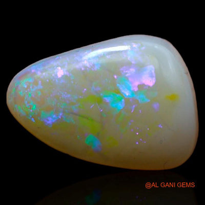 2.80 Cts Natural Australian Fire Opal Fancy Cabochon Loose Gemstone For Jewelry 12x9x3 mm A-341