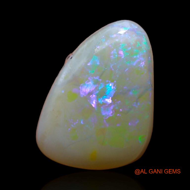 2.80 Cts Natural Australian Fire Opal Fancy Cabochon Loose Gemstone For Jewelry 12x9x3 mm A-341