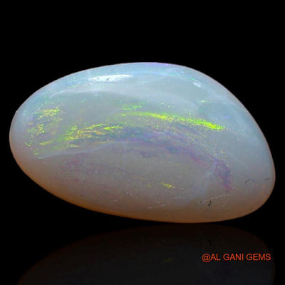 3.05 Cts Natural Australian Fire Opal Loose Gemstone Fancy Cabochon 15x8x3 mm A-343