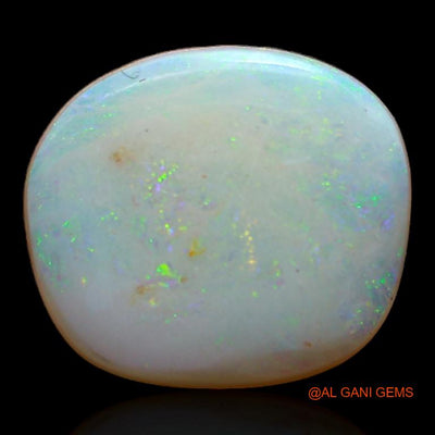Natural Untreated Fire Opal Loose Gemstone Fancy Cabochon From Australia 2.90 Cts 13x11x2 mm A-344