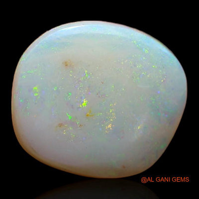 Natural Untreated Fire Opal Loose Gemstone Fancy Cabochon From Australia 2.90 Cts 13x11x2 mm A-344