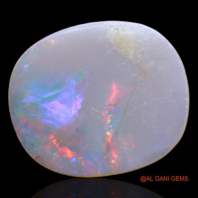 Natural Fire Opal Gemstone 1.90 Cts Loose Oval Cabochon From Australia 14x11x1 mm A-345