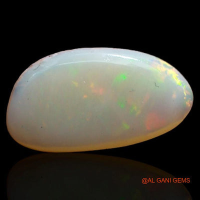 2.05 Cts Natural Australian Fire Opal Loose Gemstone Fancy Cabochon 14x7x2 mm A-346