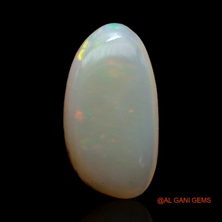 2.05 Cts Natural Australian Fire Opal Loose Gemstone Fancy Cabochon 14x7x2 mm A-346