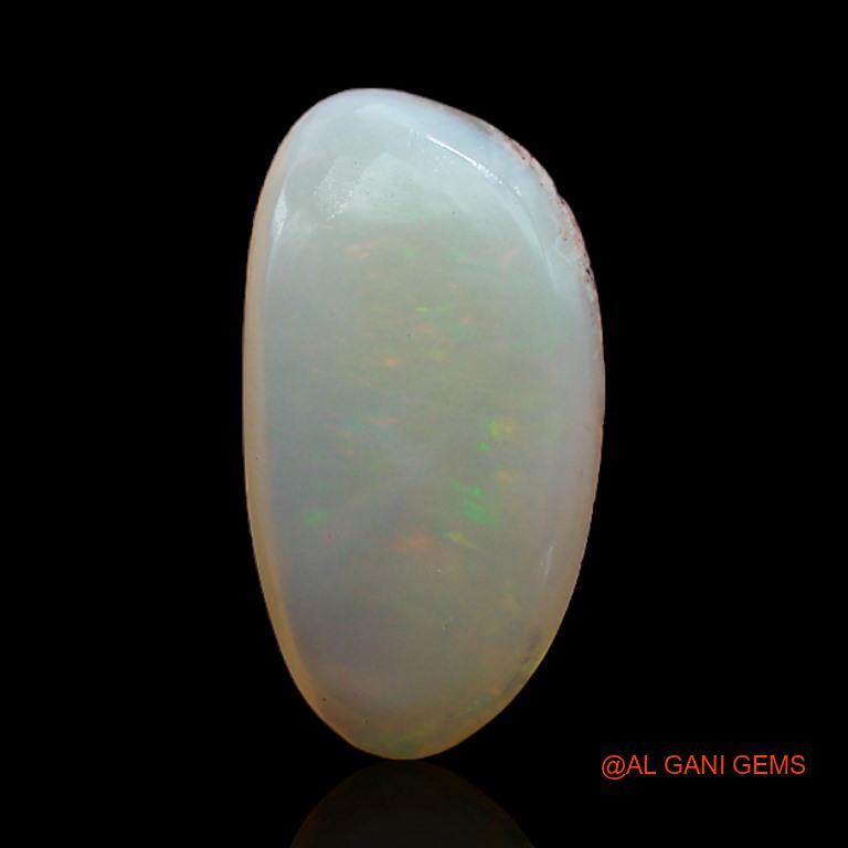 2.05 Cts Natural Australian Fire Opal Loose Gemstone Fancy Cabochon 14x7x2 mm A-346