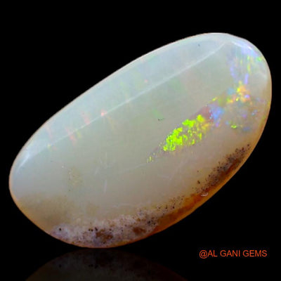 2.05 Cts Natural Australian Fire Opal Loose Gemstone Fancy Cabochon 14x7x2 mm A-346