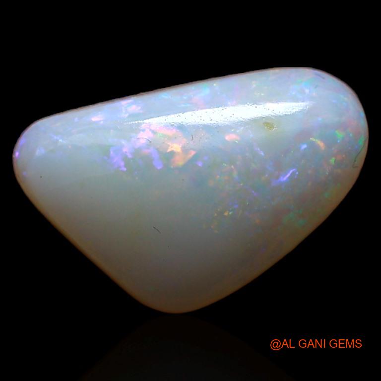 3.40 Cts Natural Australian Fire Opal Loose Gemstone Fancy Cabochon 14x8x4 mm A-348
