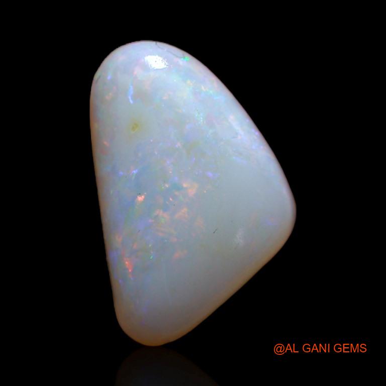 3.40 Cts Natural Australian Fire Opal Loose Gemstone Fancy Cabochon 14x8x4 mm A-348