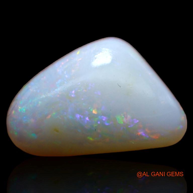 3.40 Cts Natural Australian Fire Opal Loose Gemstone Fancy Cabochon 14x8x4 mm A-348