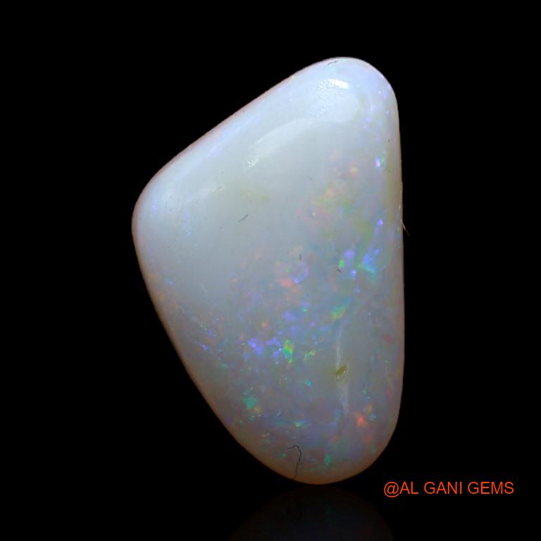 3.40 Cts Natural Australian Fire Opal Loose Gemstone Fancy Cabochon 14x8x4 mm A-348