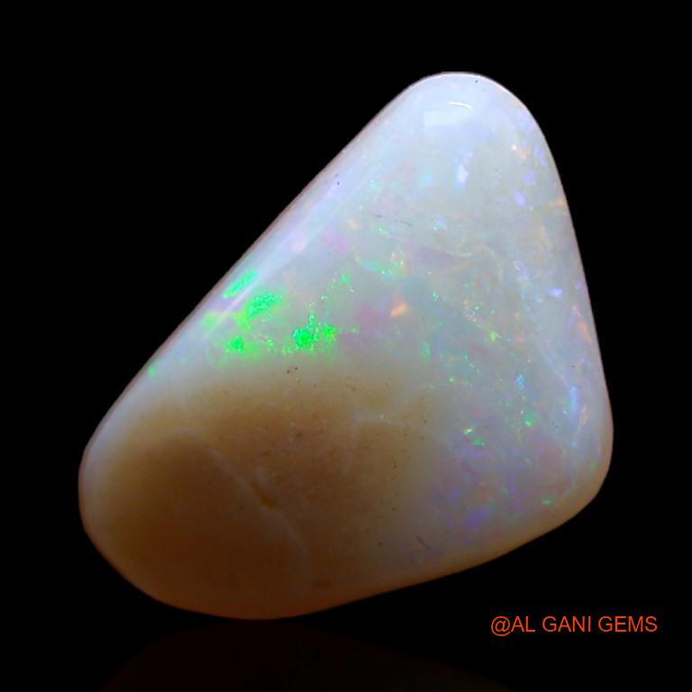 3.40 Cts Natural Australian Fire Opal Loose Gemstone Fancy Cabochon 14x8x4 mm A-348
