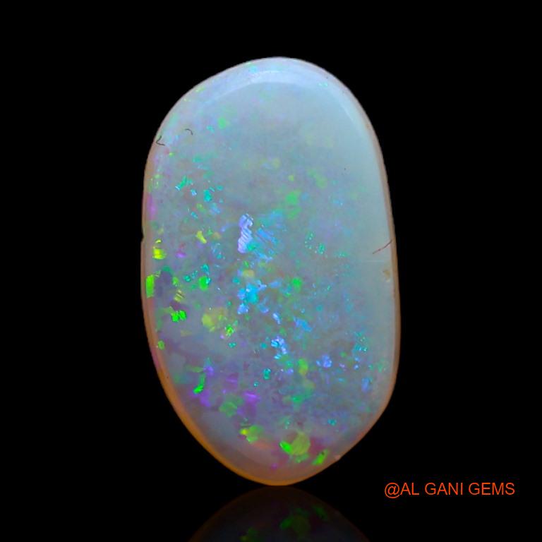 2.40 Cts Natural Australian Fire Opal Fancy Cabochon Loose Gemstone For Jewelry 13x7x3 mm A-349