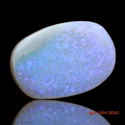 Natural Untreated Fire Opal Loose Gemstone Oval Cabochon From Australia 10.35 Cts 21x14x4 mm A-34