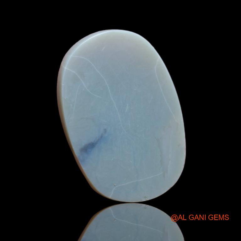Natural Untreated Fire Opal Loose Gemstone Oval Cabochon From Australia 10.35 Cts 21x14x4 mm A-34