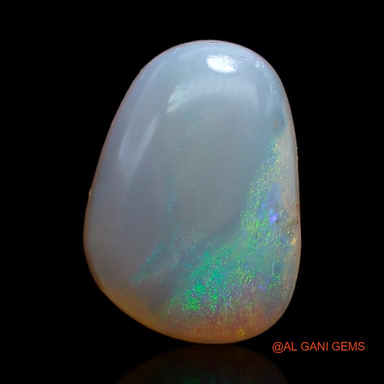 2.70 Cts Natural Australian Fire Opal Loose Gemstone Fancy Cabochon 12x9x3 mm A-350