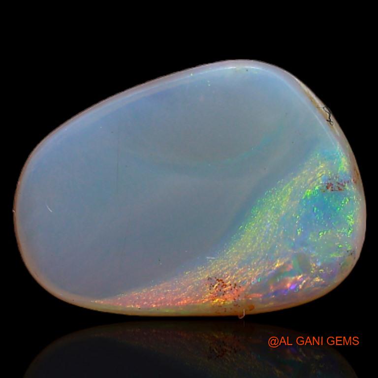 2.70 Cts Natural Australian Fire Opal Loose Gemstone Fancy Cabochon 12x9x3 mm A-350