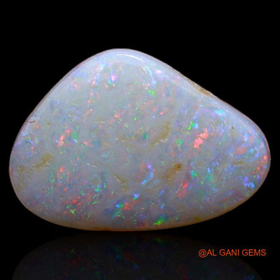 Natural Fire Opal Gemstone 2.10 Cts Loose Fancy Cabochon From Australia 14x10x2 mm A-351