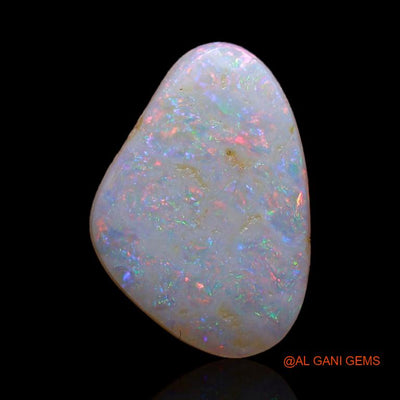 Natural Fire Opal Gemstone 2.10 Cts Loose Fancy Cabochon From Australia 14x10x2 mm A-351