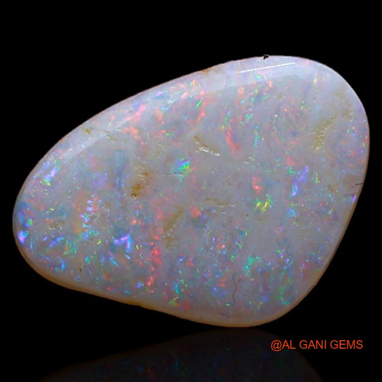 Natural Fire Opal Gemstone 2.10 Cts Loose Fancy Cabochon From Australia 14x10x2 mm A-351