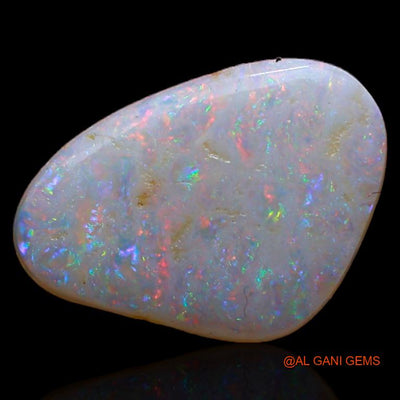 Natural Fire Opal Gemstone 2.10 Cts Loose Fancy Cabochon From Australia 14x10x2 mm A-351