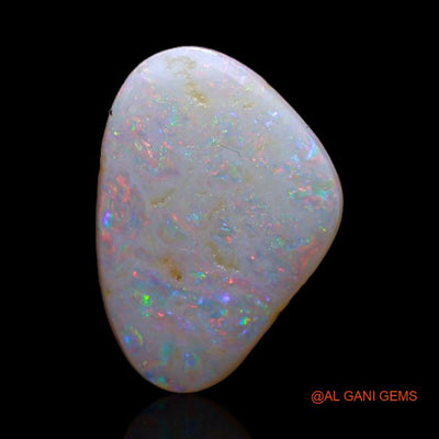 Natural Fire Opal Gemstone 2.10 Cts Loose Fancy Cabochon From Australia 14x10x2 mm A-351