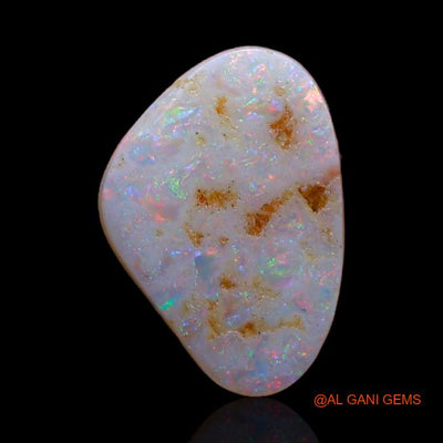 Natural Fire Opal Gemstone 2.10 Cts Loose Fancy Cabochon From Australia 14x10x2 mm A-351