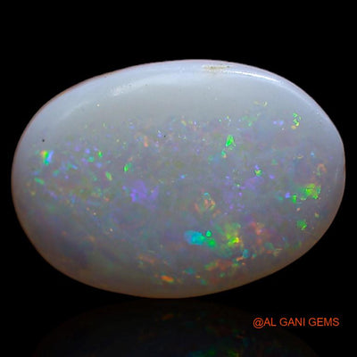 1.95 Cts Unheated Australian Fire Opal Loose Gemstone Oval Cabochon Natural 14x9x2 mm A-354