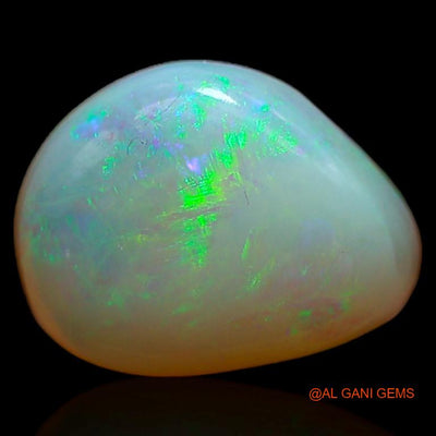 2.85 Cts Unheated Australian Fire Opal Loose Gemstone Fancy Cabochon Natural 11x9x5 mm A-355