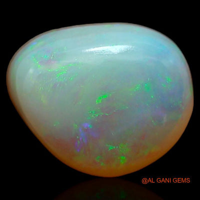 2.85 Cts Unheated Australian Fire Opal Loose Gemstone Fancy Cabochon Natural 11x9x5 mm A-355
