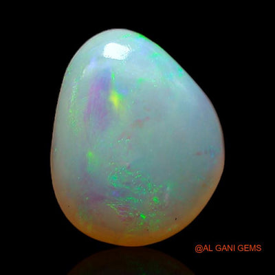 2.85 Cts Unheated Australian Fire Opal Loose Gemstone Fancy Cabochon Natural 11x9x5 mm A-355
