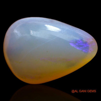 3.30 Cts Natural Australian Fire Opal Loose Gemstone Pear Cabochon 13x9x4 mm A-356