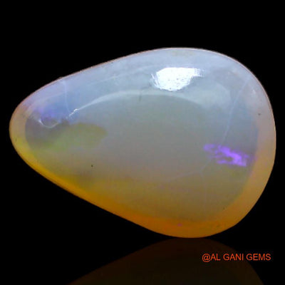 3.30 Cts Natural Australian Fire Opal Loose Gemstone Pear Cabochon 13x9x4 mm A-356