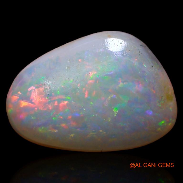 2.60 Cts Natural Australian Fire Opal Loose Gemstone Fancy Cabochon 12x9x3 mm A-357