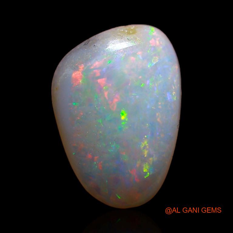 2.60 Cts Natural Australian Fire Opal Loose Gemstone Fancy Cabochon 12x9x3 mm A-357
