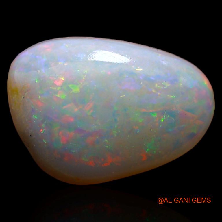 2.60 Cts Natural Australian Fire Opal Loose Gemstone Fancy Cabochon 12x9x3 mm A-357