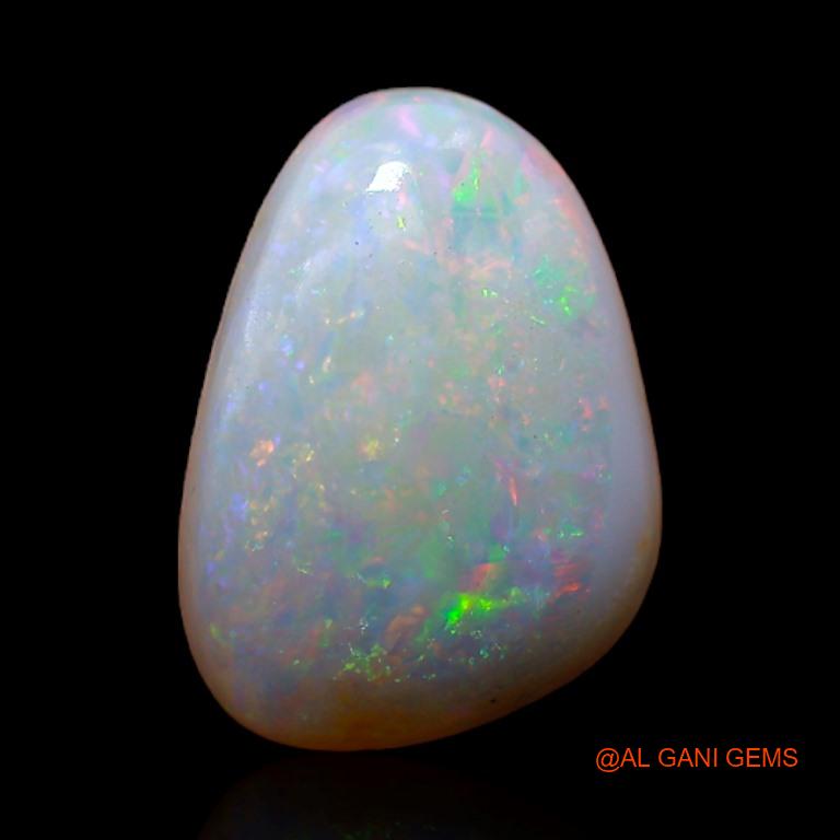 2.60 Cts Natural Australian Fire Opal Loose Gemstone Fancy Cabochon 12x9x3 mm A-357