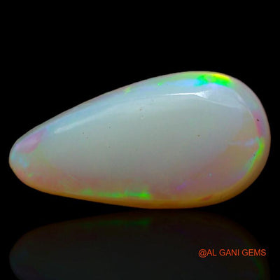 2.65 Cts Natural Australian Fire Opal Loose Gemstone Pear Cabochon 14x7x2 mm A-361