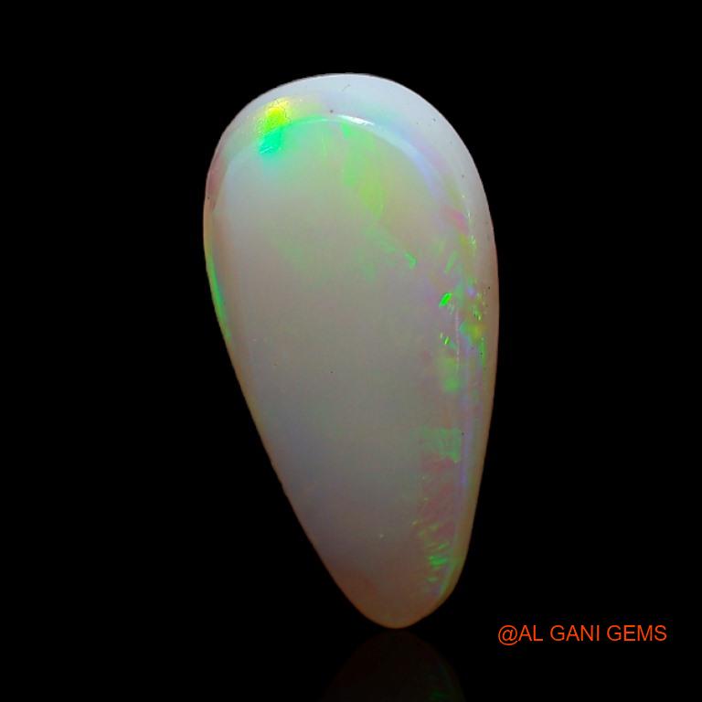 2.65 Cts Natural Australian Fire Opal Loose Gemstone Pear Cabochon 14x7x2 mm A-361