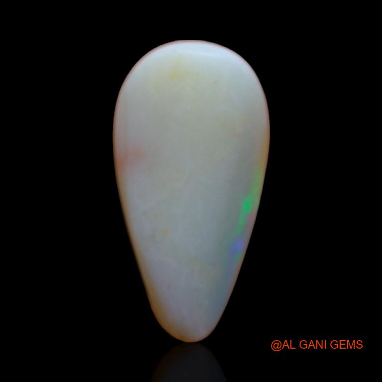 2.65 Cts Natural Australian Fire Opal Loose Gemstone Pear Cabochon 14x7x2 mm A-361